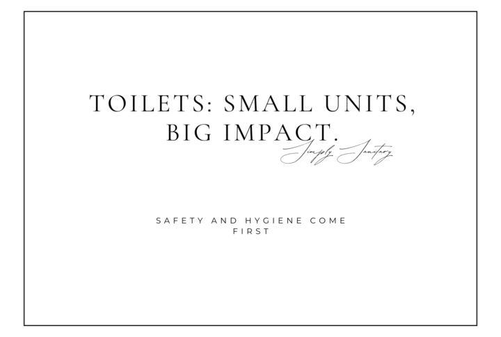 Toilets: Small Units, Big Impact.