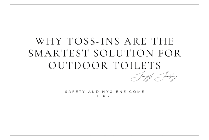 Why Toss-Ins Are the Smartest Solution for Outdoor Toilets